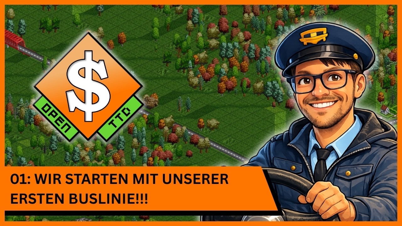 OpenTTD Tutorial #1: Erste Buslinie bauen