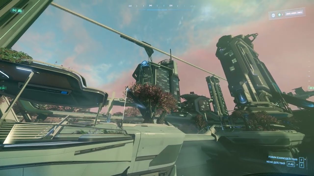 Star Citizen Прогулка на шатле по Орисон.