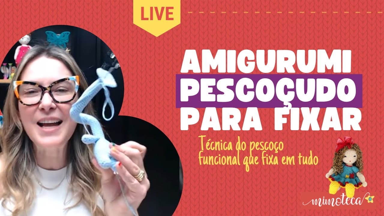 Como fazer um pescoço de Amigurumi para pendurar