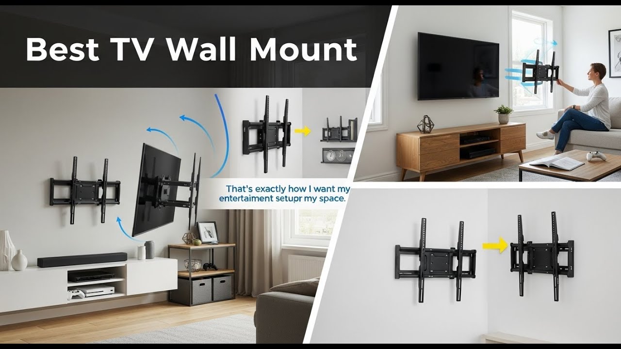 TOP 5 Best TV Wall Mount 2025 | TV Wall Mounts For Gamers & Movie Lovers