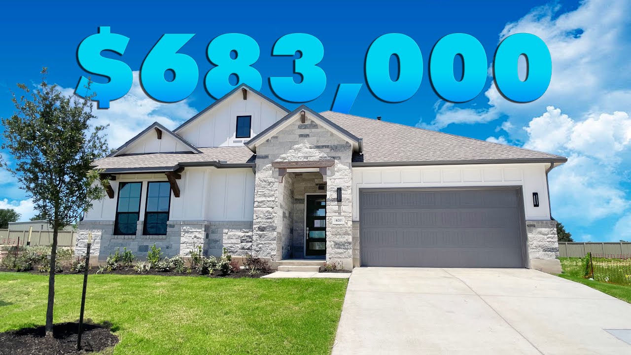 3000+ sq ft Lincoln plan with GFO Homes in the Santa Rita Ranch community in Liberty Hill, TX