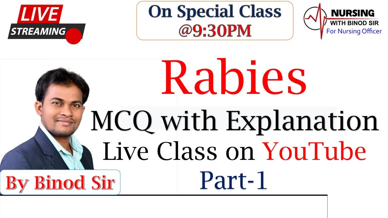 Rabies II MCQ with Explanation II Selected II Part-1