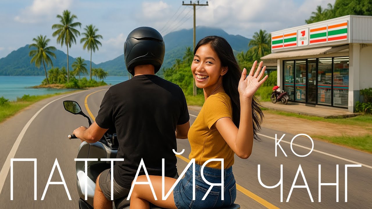 Паттайя — Ко Чанг | На байке в джунгли! Скат на крючке, заброшка и FPV над руинами