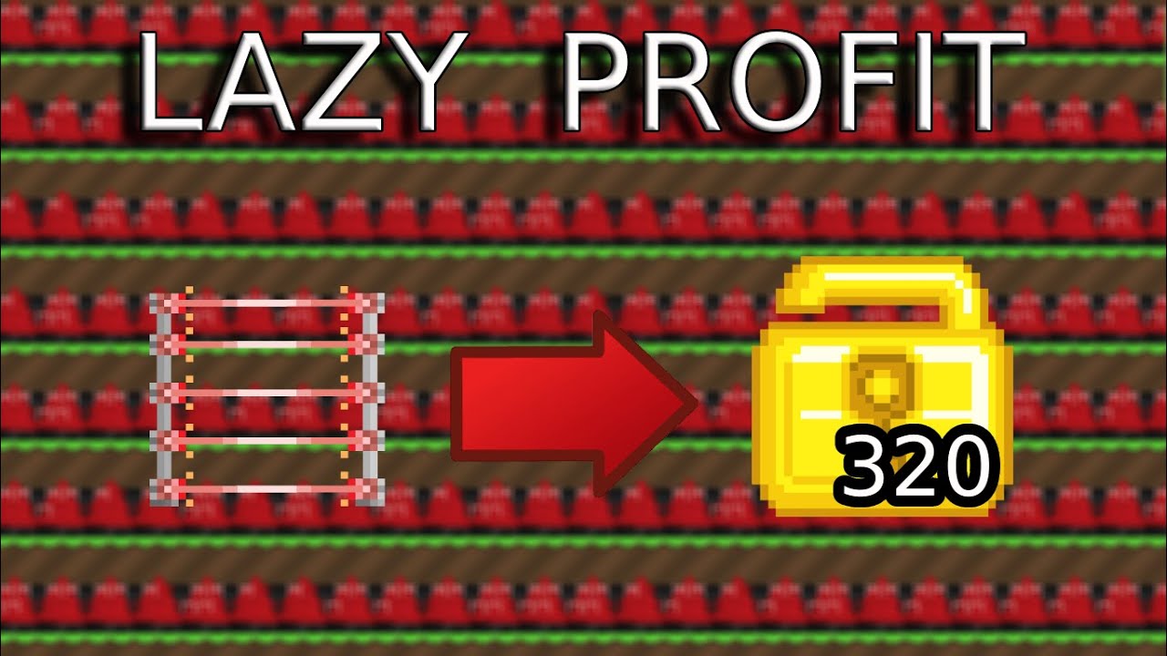 PROFIT FROM LASER GRID ! (Growtopia Profit)