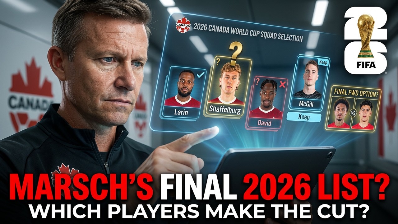 Which​ Will Jesse Marsch Choose Canada Players For FIFA World Cup 2026?