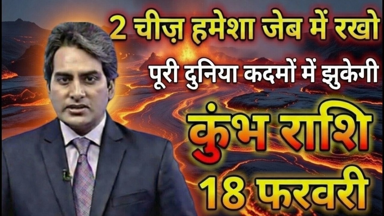 कुंभ राशि 15,16,17,18 फरवरी ऐसा मौका बार बार नहीं मिलेगा बड़ा यू टर्न आयेगा सटीक भविष्यवाणी