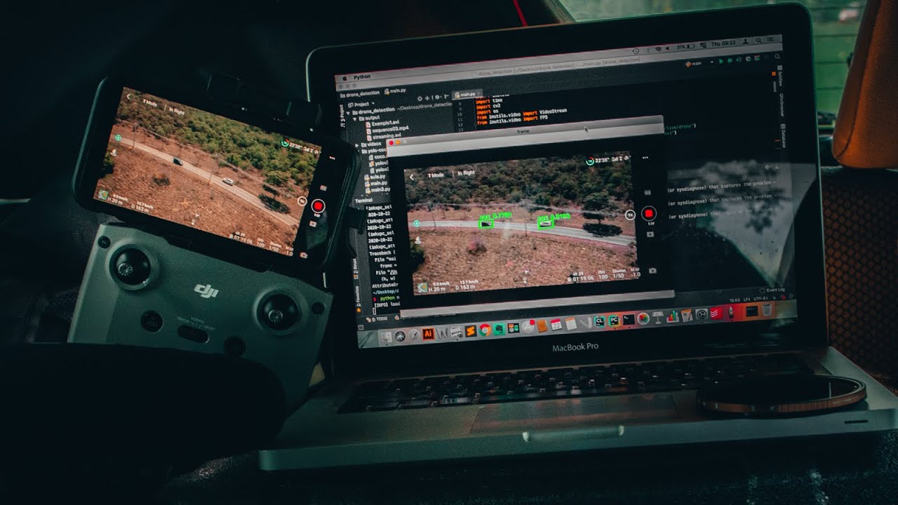 DETECÇÃO DE OBJETOS em TEMPO REAL com PYTHON + OPENCV + DRONE