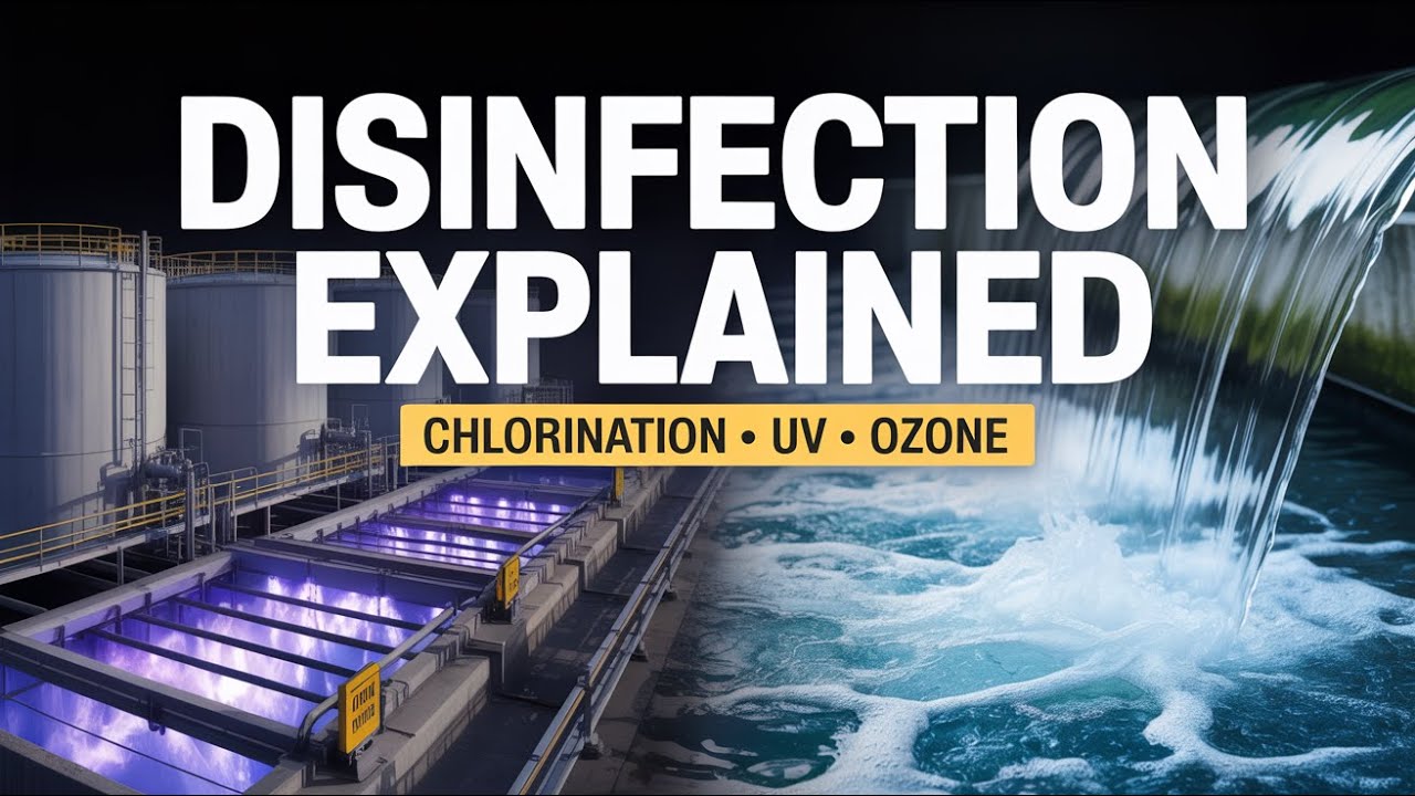 Disinfection in Wastewater Treatment: Chlorination, UV, and Ozone Explained