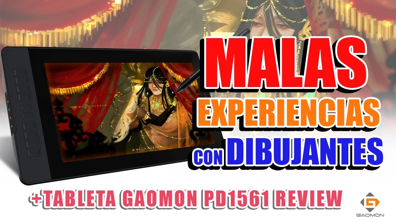 Malas EXPERIENCIAS con DIBUJANTES  + Review GAOMON PD1561