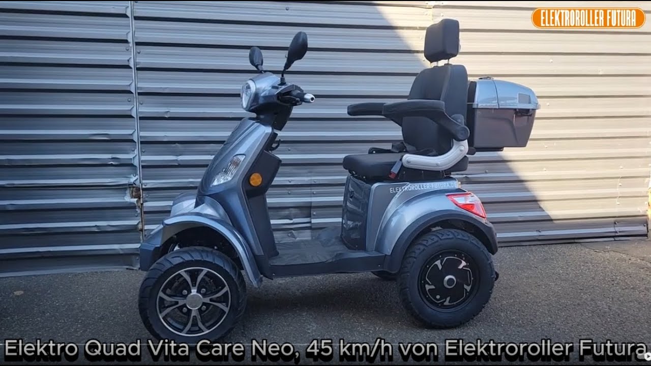 Weltneuheit Elektro Quad Vita Care Neo 45 km/h 3000 Watt herausnehmbarer Li-Akku E-Quad E-Mobil