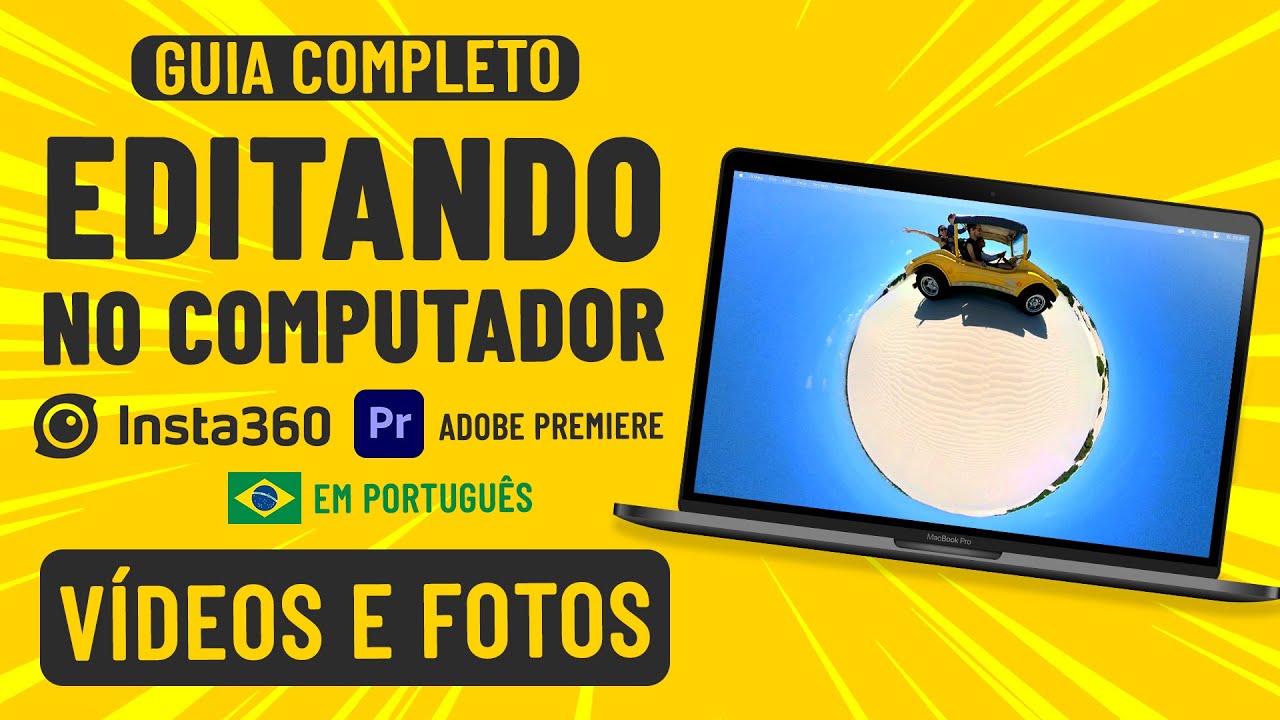 COMO EDITAR VÍDEOS E FOTOS NA INSTA360 PELO COMPUTADOR E NO ADOBE PREMIERE - GUIA COMPLETO