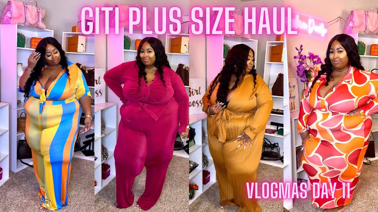 🎄VLOGMAS DAY 11🎄 GITI ONLINE PLUS SIZE CLOTHING HAUL