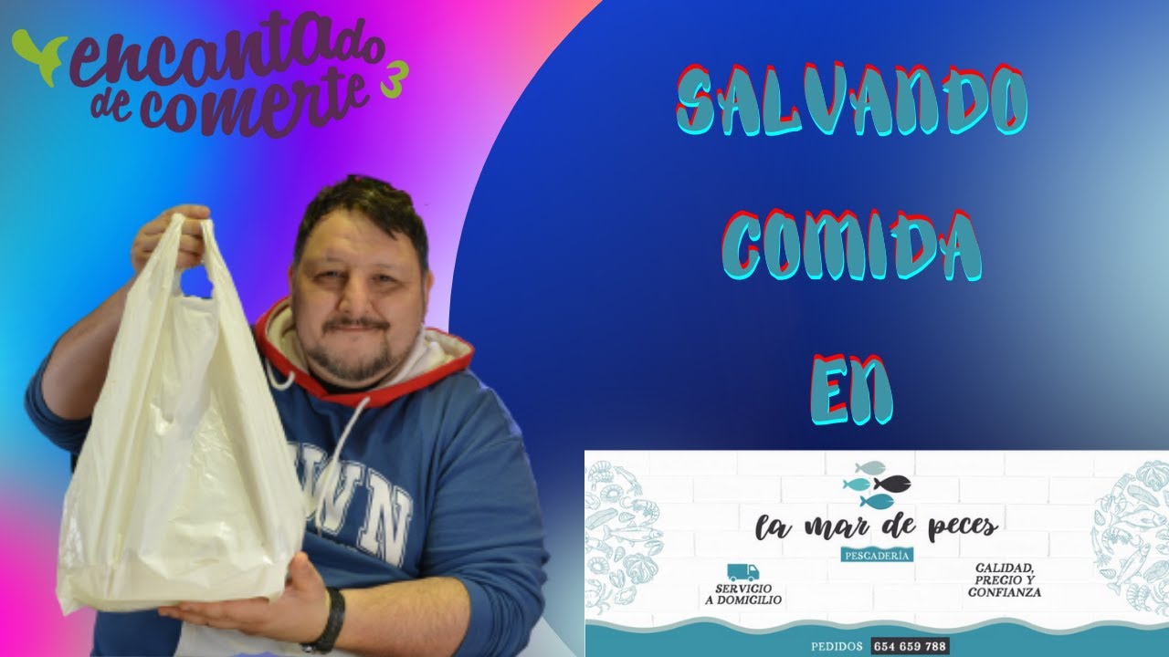 ENCANTADO DE COMERTE en España Salvando comida en LA MAR DE PECES EN FUENLABRADA
