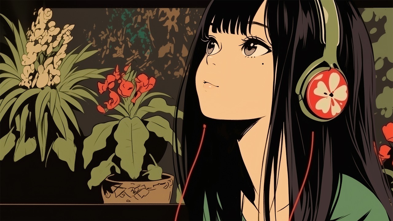 dusk garden & butterfly 🌿 3 hour lofi mix to study / relax / focus 🦋