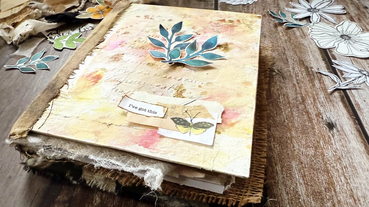 🌸 A Flip Through My Handmade Artist Book for Flower Fest 2025