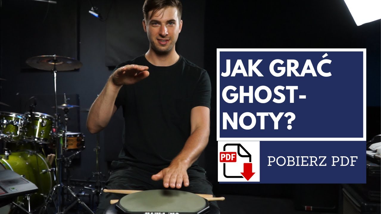 Jak grać ghost-note - Lekcja Perkusji (POBIERZ PDF I ĆWICZENIA) ||#7 RYM CYM CYM||