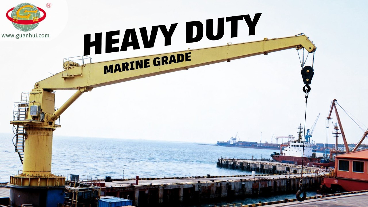 Heavy-Duty Marine Crane Bases: Built for Reliability & Global Delivery --GUANHUI CRANE