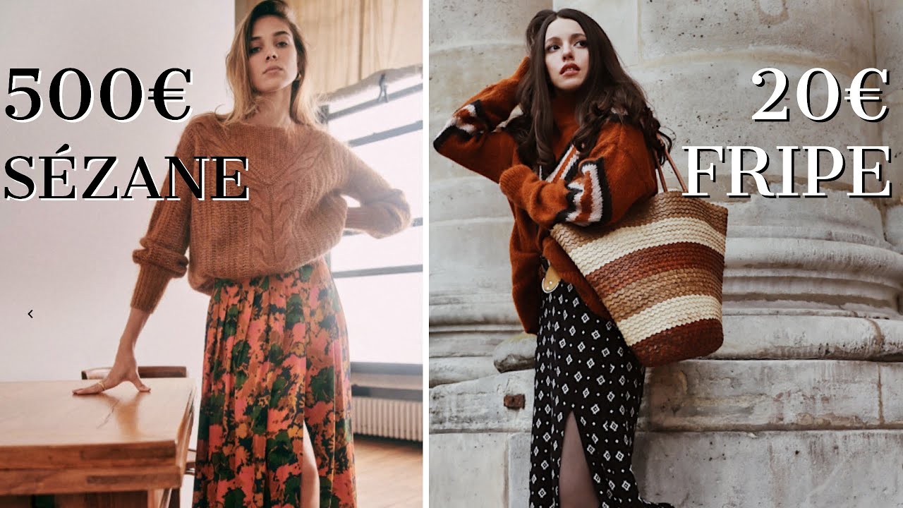 Je Copie Les Looks de Sézane Dans Les Friperies Les Moins Chères 😳 Outfit Inspo et Style Parisien