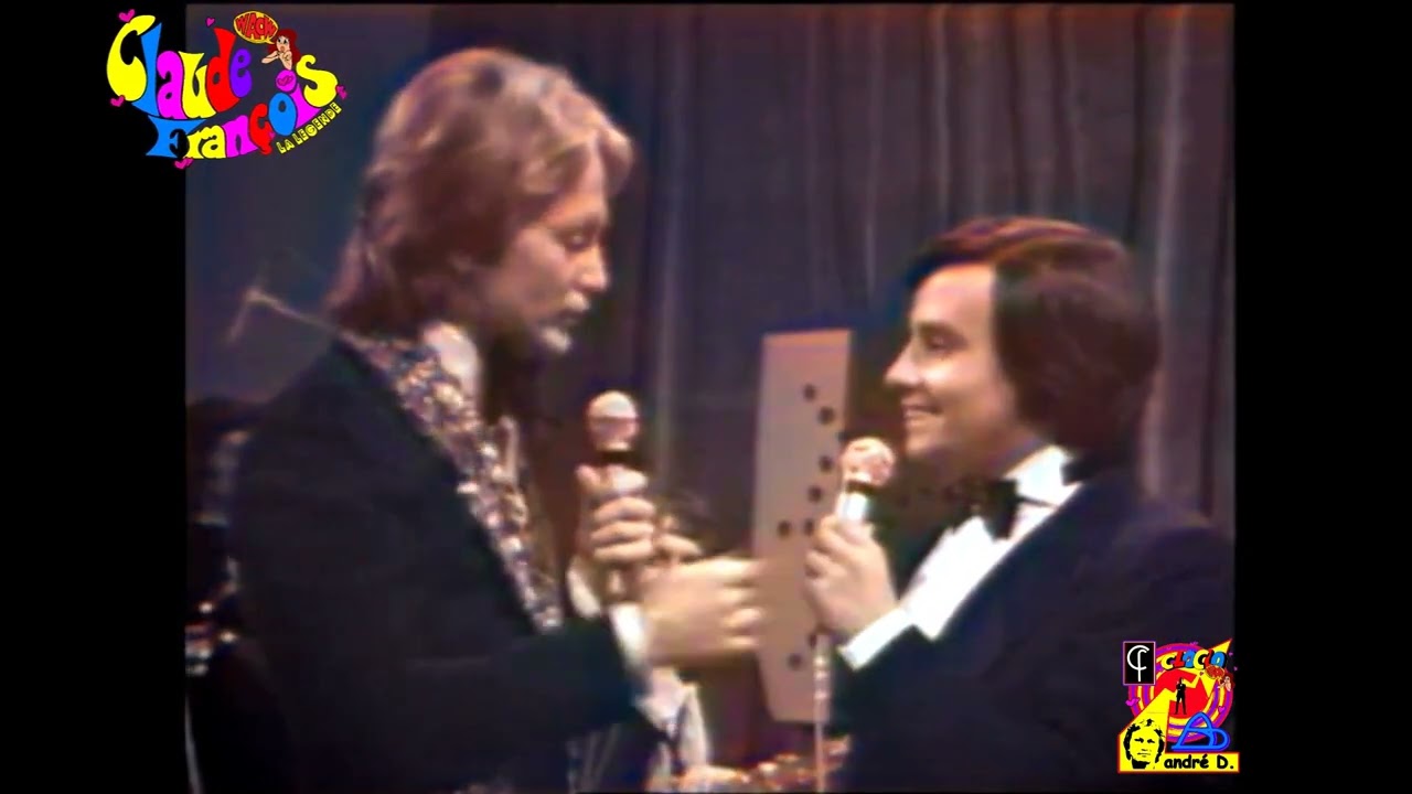 Claude François - Condensé de l'émission  le luron du dimanche du 15 juillet 1973