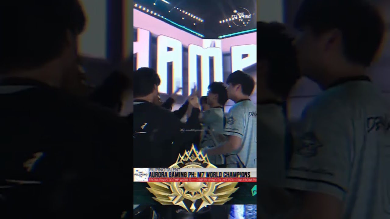 Congrats AURORA GAMING M7 World Championship🏆