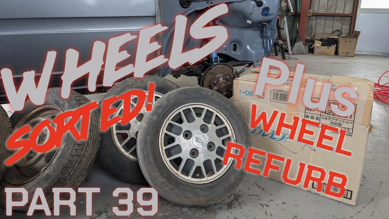 How to refurb alloy wheels. The Daihatsu Mira turbo project gets treated with rare original wheels