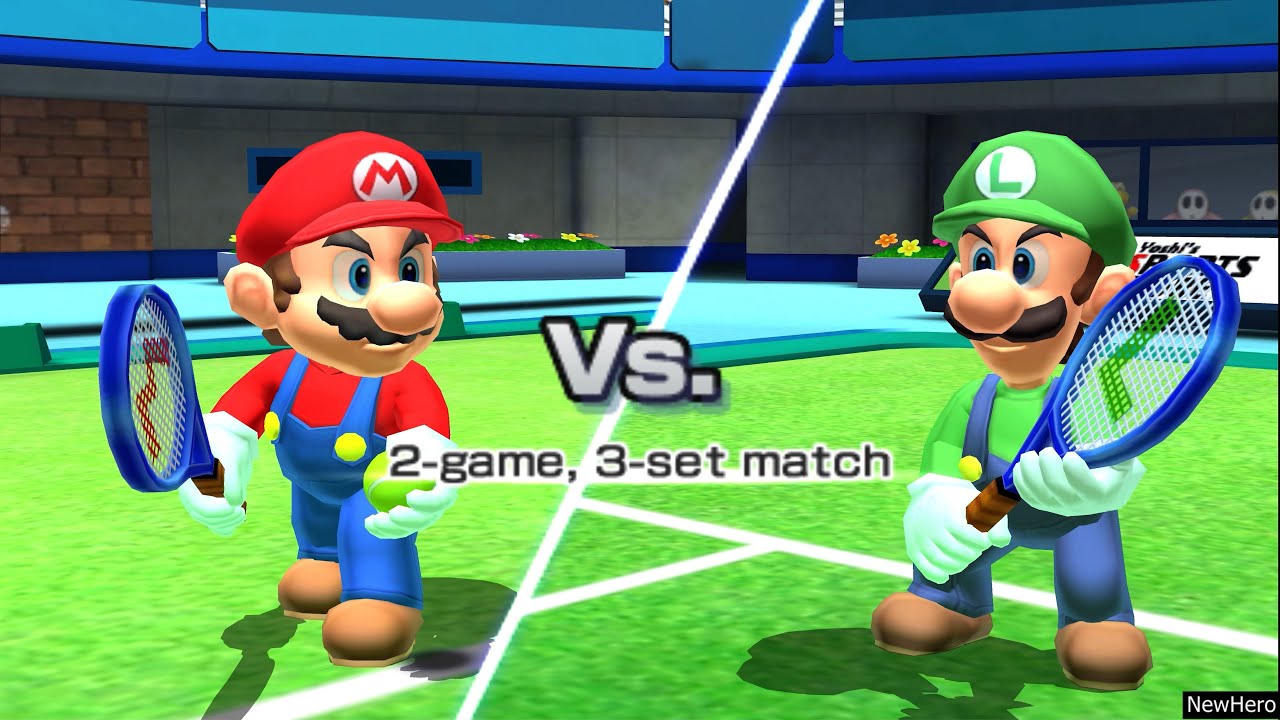 Mario Sports Superstars - Mario Vs. Luigi (Tennis)