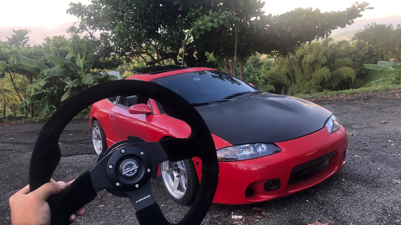 COMO Instalar un guia(volante) NRG a tu auto/ MITSUBISHI ECLIPSE 1999 DSM 2g/modificacion
