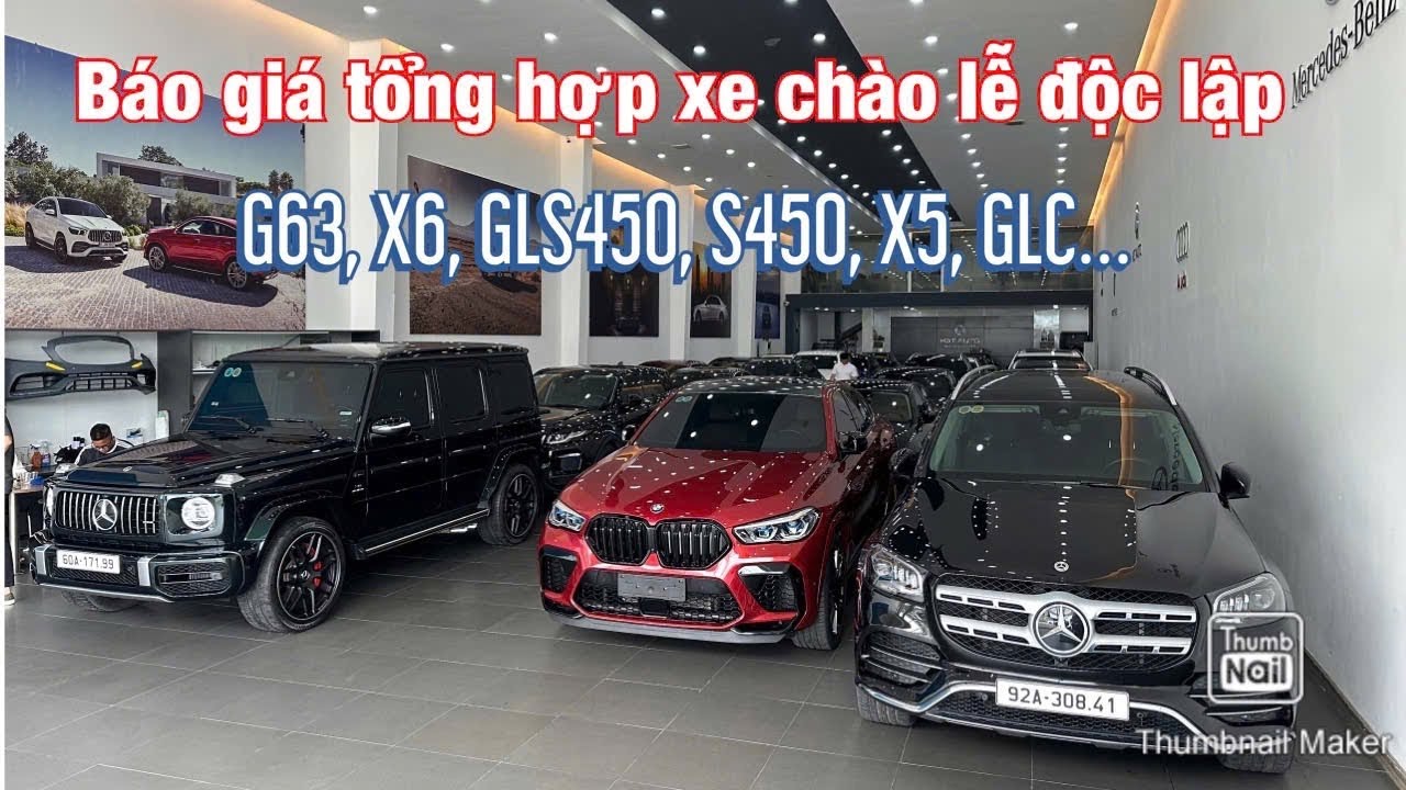 Báo giá tổng hợp xe VIP G63, X6, GLS450, X5, S450 chào lễ độc lập tại H3T Auto