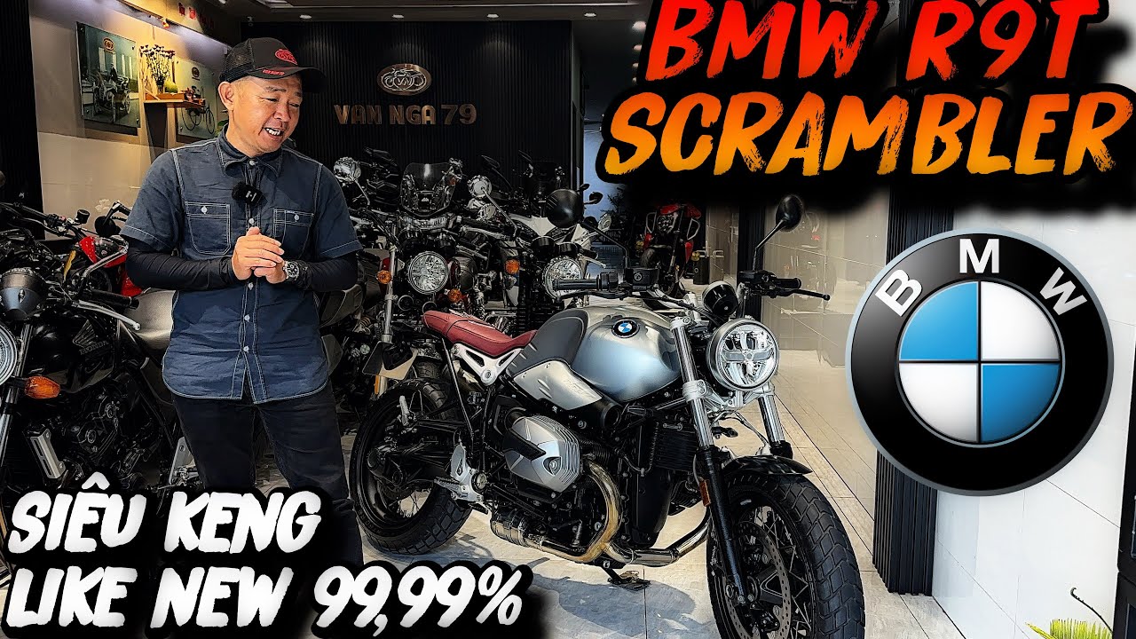 BMW R9T SCRAMBLER SIÊU KENG LƯỚT - LIKE NEW 99,99% KHÔNG ĐIỂM TRỪ MỜI ANH EM LỰA CHỌN THAM KHẢO 😎🏍️