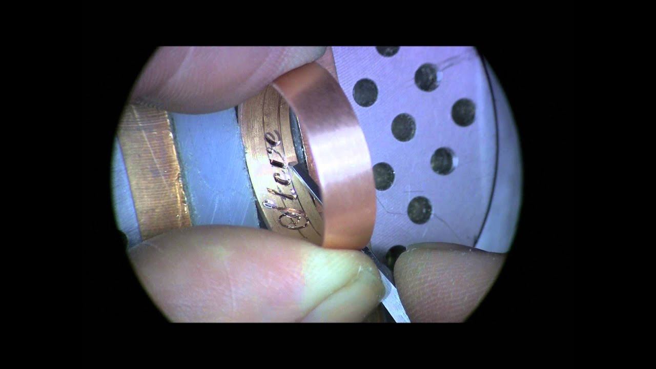 Hand Engraving Inside ring