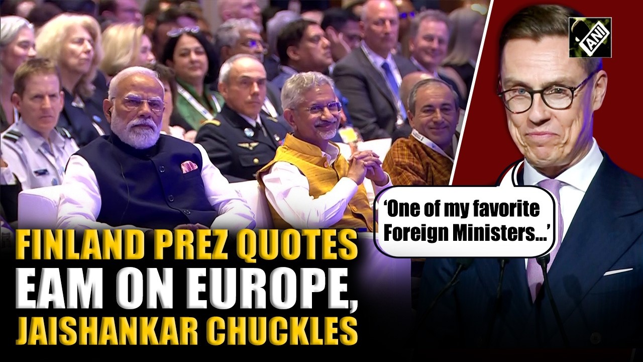 ‘One of my favorite FM' Finland Prez quotes EAM jaishankar's viral Europe remark amid global crisis