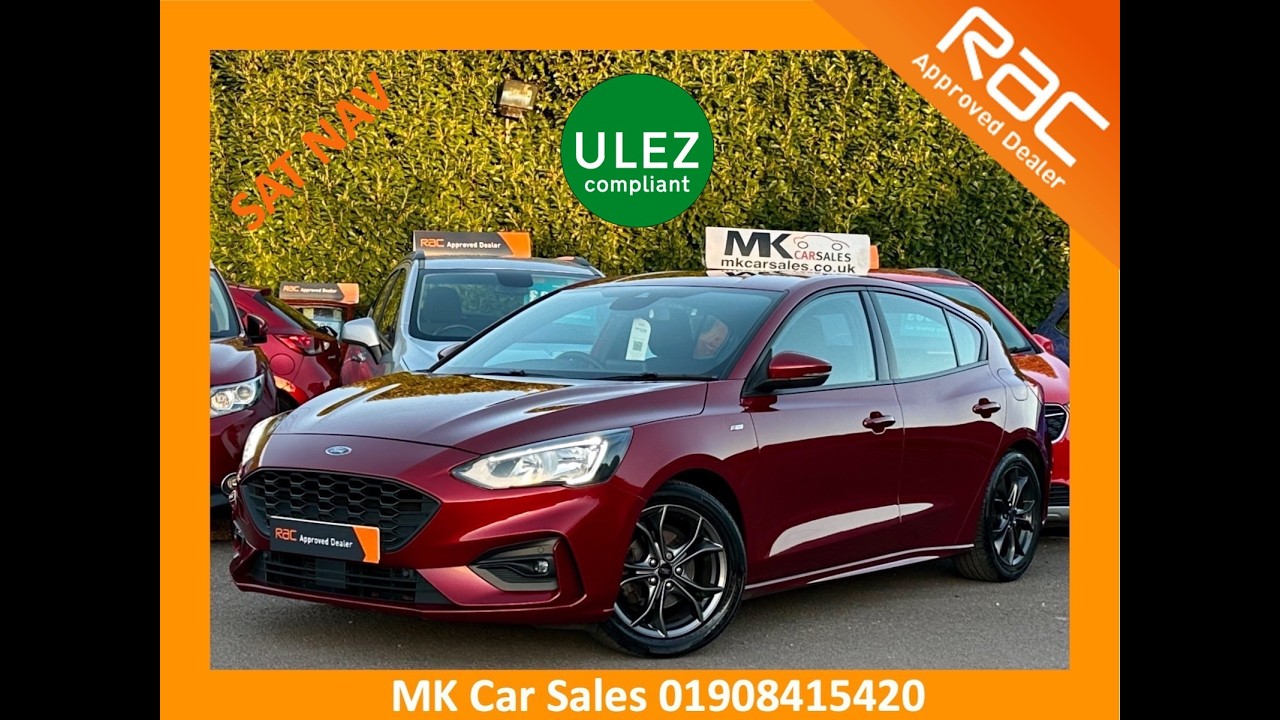 2018 Ford Focus ST-Line 1.0 EcoBoost Ruby Red AE68WCJ MK Car Sales