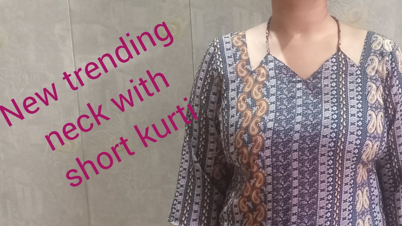 बहुत आसान तरीके से बनाएं ट्रेंडिंग नेक डिजाइन || trending neck design very easy step ❣️❣️