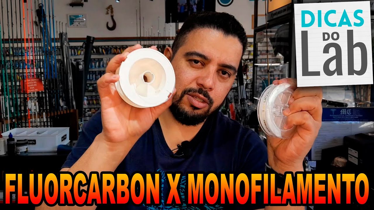 DIFEREN&Ccedil;A FLUORCARBONO E MONOFILAMENTO🎣 - Dicas do Lab 115