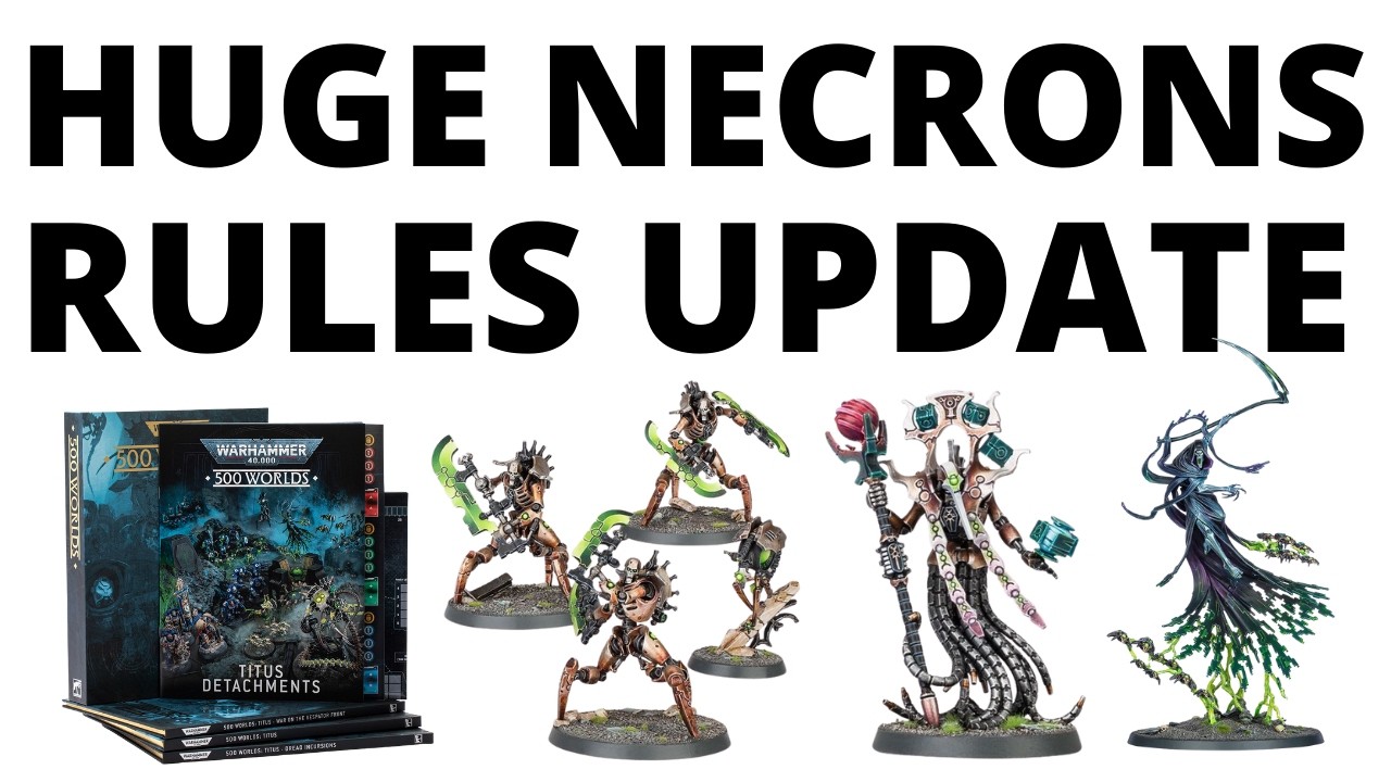 HUGE Necron Rules Reveals - Full Rules for 500 Worlds Detachments for C'Tan, Destroyers and Crypteks