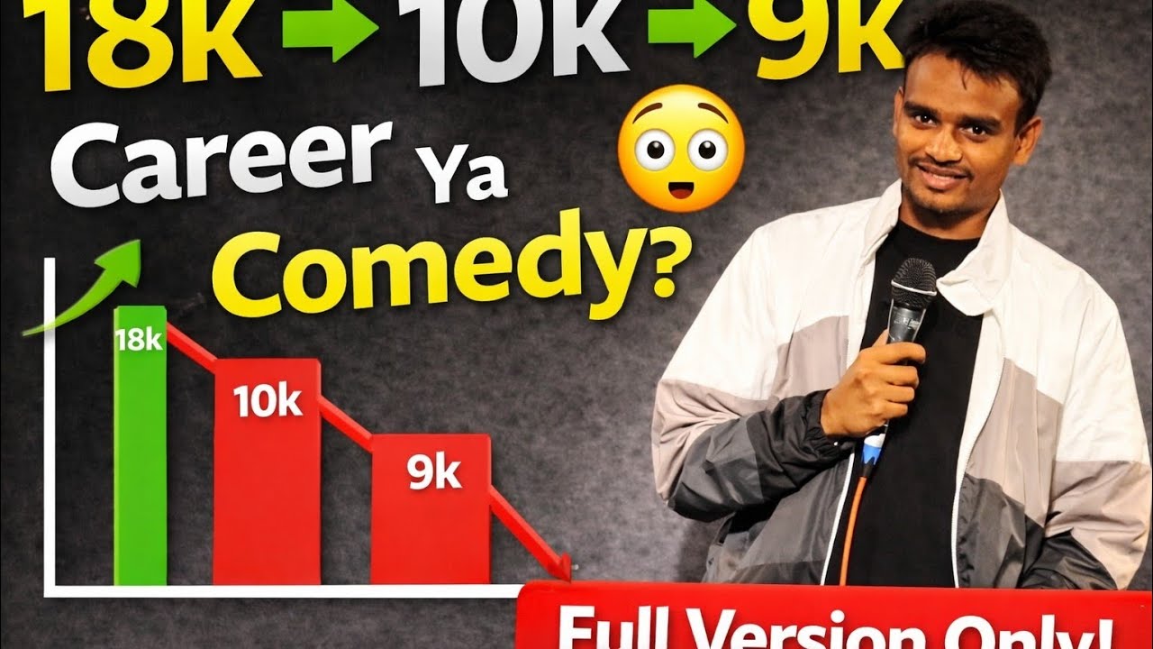 18k → 10k → 9k | Career Ka Slide Show 😂 | Desi Job Reality | Stand-Up Comedy