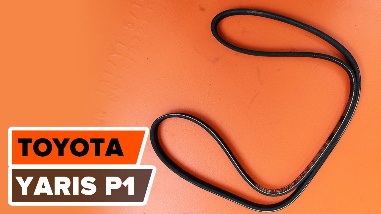 Comment remplacer une сourroie poly v sur TOYOTA YARIS P1 [TUTORIEL AUTODOC]