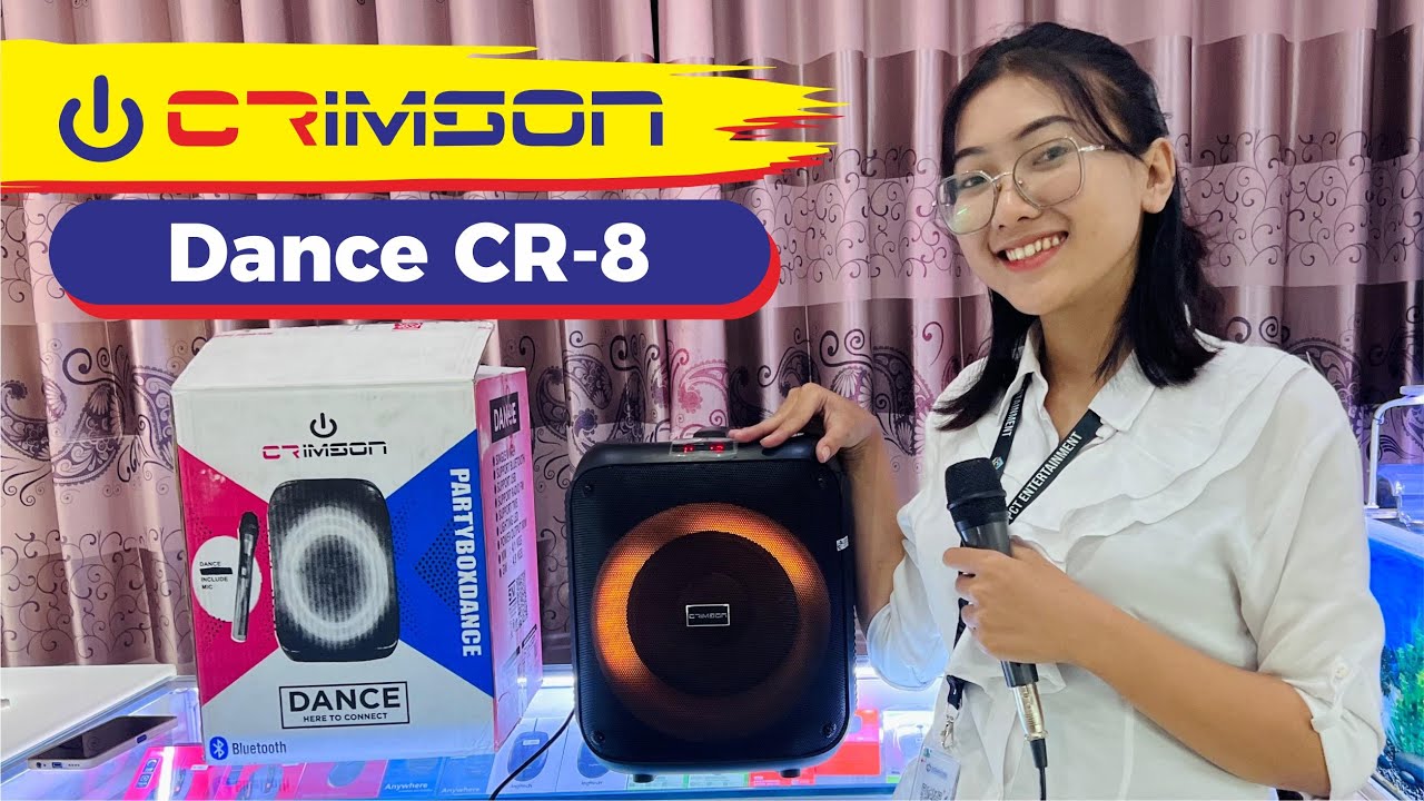 Review buat karaoke Speaker Crimson PartyboxDance CR-8