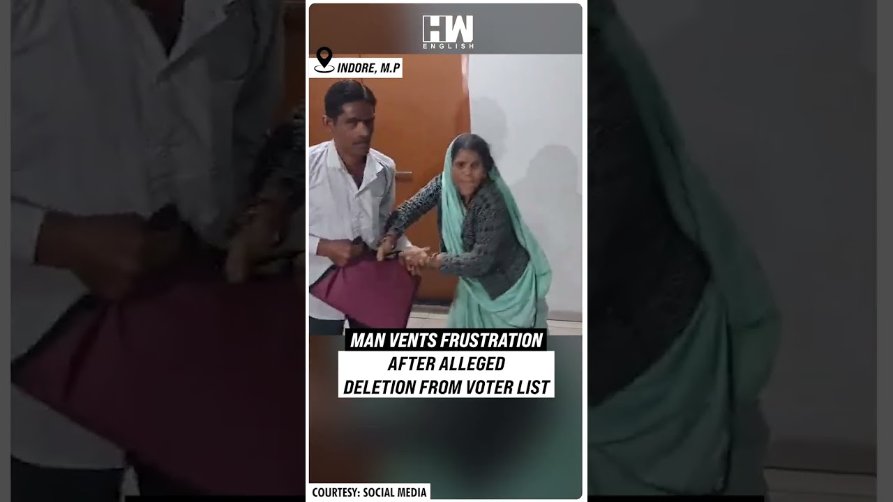 Indore Man Vents Frustration Over His Name's Alleged Deletion In Voter List During SIR | EC