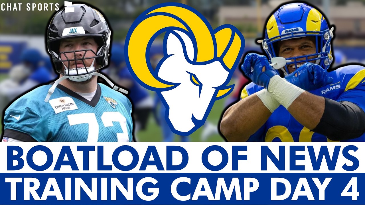 The Rams Just Got A BOATLOAD Of News At Training Camp!
