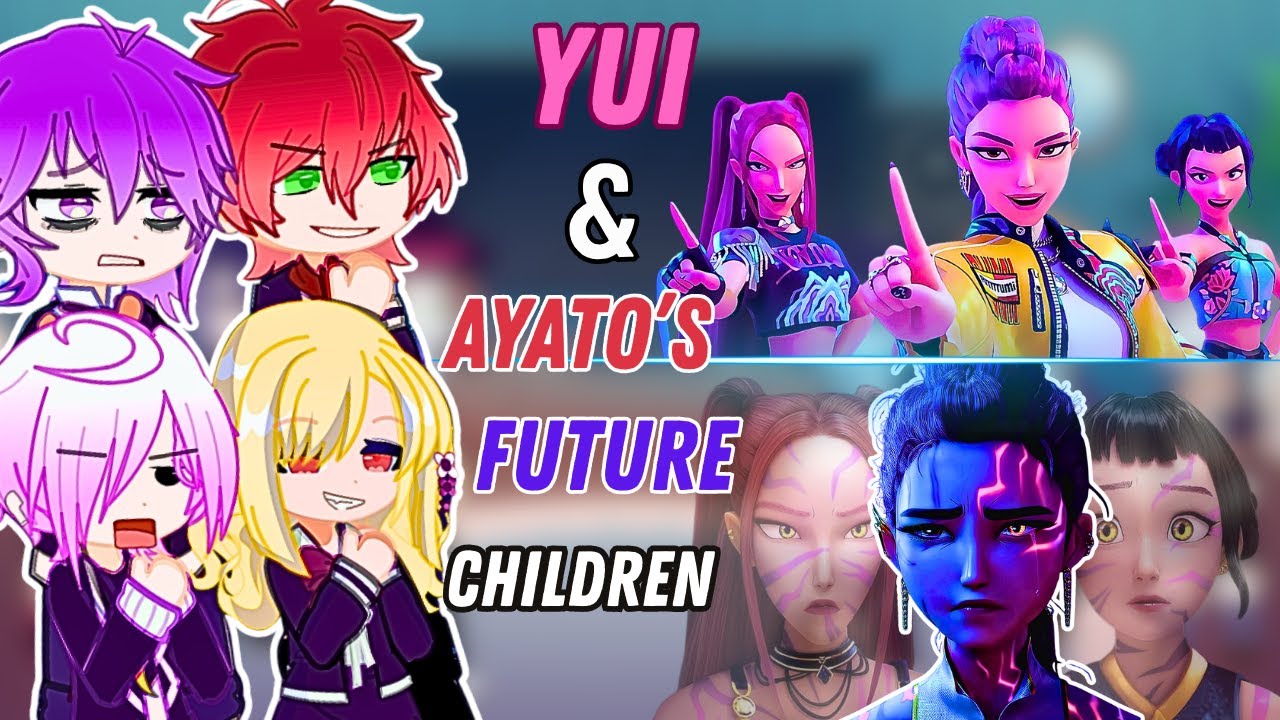 Diabolik Lovers React To Yui & Ayato’s Future Children - Huntrix Reveal! || Gacha Reaction