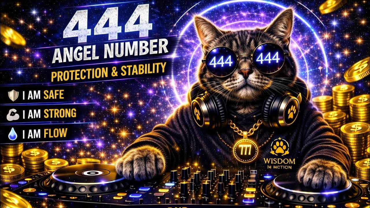 🔮 444 YOU ARE PROTECTED on loop Drum and Bass Divine Protection & Stability Affirmations sleep focus