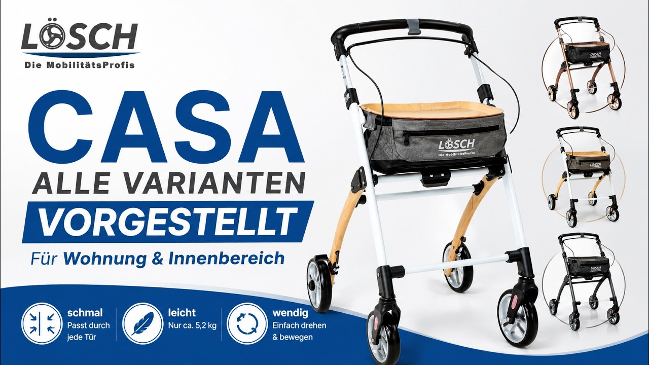 Wohnraum Rollator CASA von LÖSCH REHA