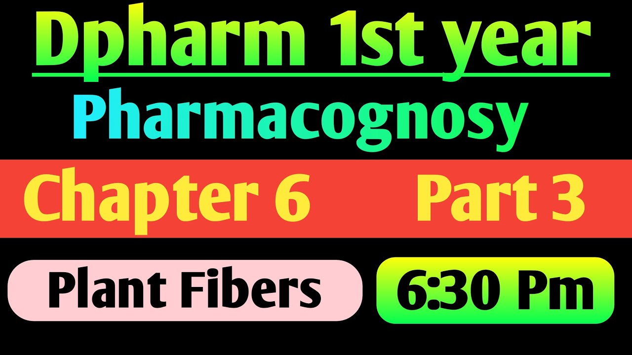 Pharmacognosy chapter 6 in Hindi|| Dpharm 1st year in hindi || Part 3