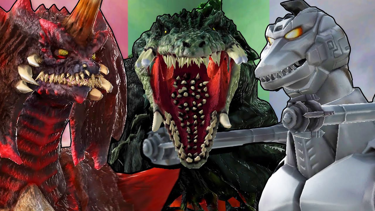 🐙 Biollante Vs Destoroyah Vs Super MechaGodzilla 🌍 GODZILLA PS4