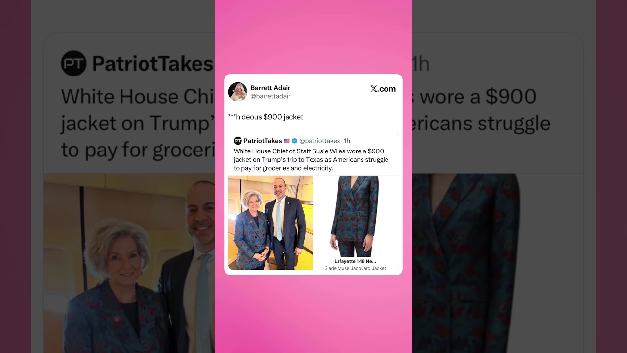 couldn&rsquo;t possibly tell you what this pattern is #trump #politics #news #fashion #ootd #style #usnews