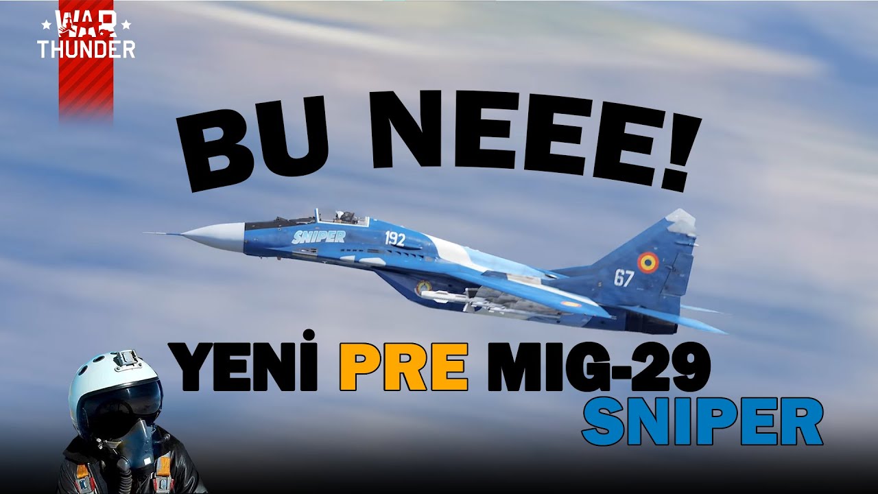Her Güzelin Bir Kusuru Vardır...✈️ ''Mig-29 Sniper'' Premium  || War Thunder Türkçe Oynanış