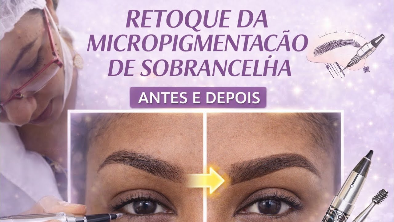 MICROPIGMENTAÇÃO DE SOBRANCELHA | Hora do Retoque!