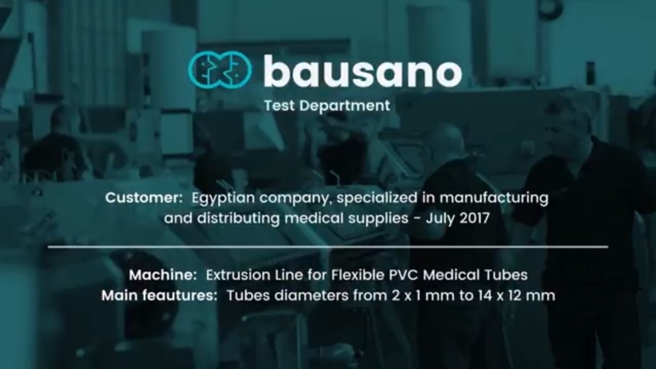 Bausano Flexible PVC Medical Tubes