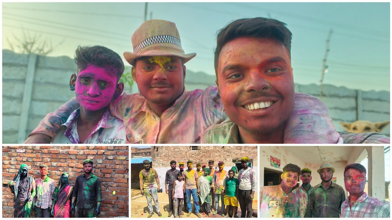 HAPPY HOLI  || Happy Holi Sibhi Bhaiyon Ko || Vlogs Lucky 6 